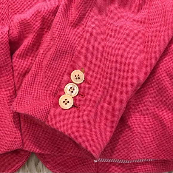 Talbots pink two button modern blazer - Picture 4 of 6
